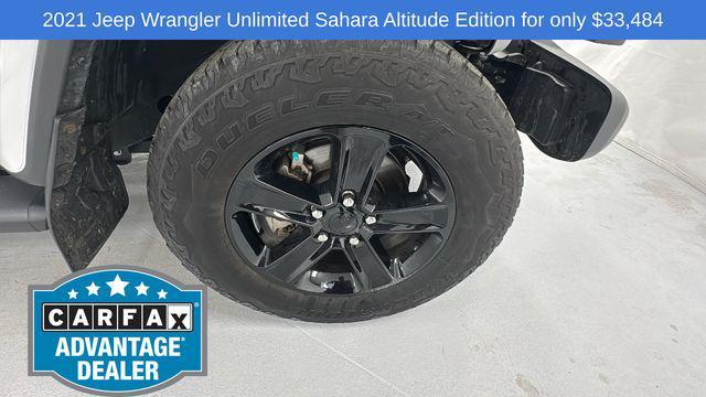 used 2021 Jeep Wrangler Unlimited car, priced at $33,484