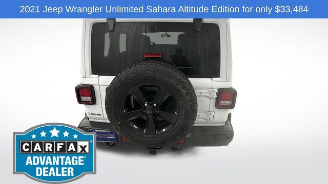 used 2021 Jeep Wrangler Unlimited car, priced at $33,484