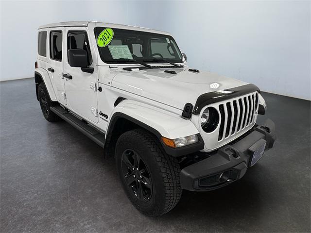 used 2021 Jeep Wrangler Unlimited car, priced at $34,421