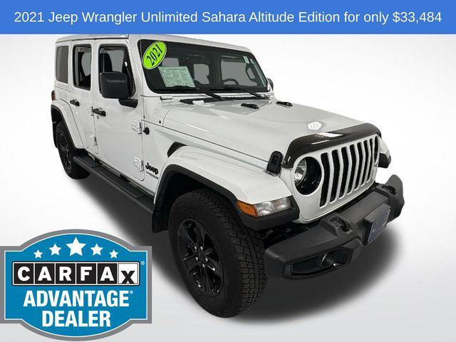 used 2021 Jeep Wrangler Unlimited car, priced at $33,484