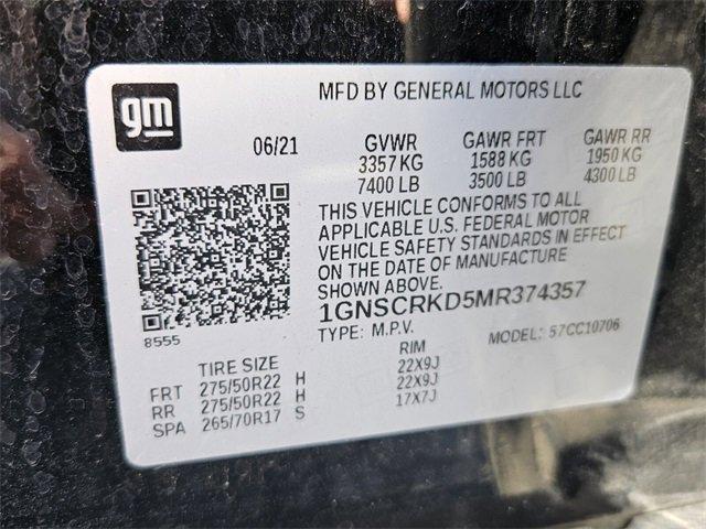 used 2021 Chevrolet Tahoe car, priced at $44,984