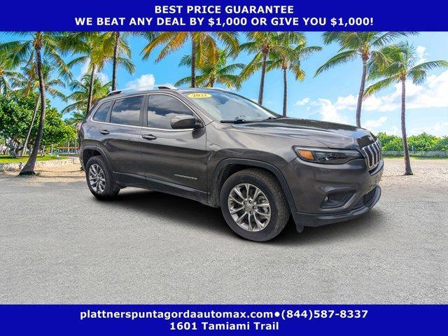 used 2021 Jeep Cherokee car, priced at $16,984