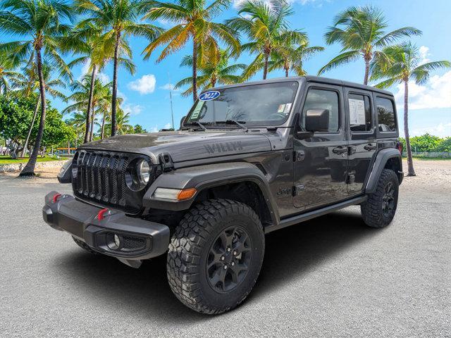 used 2022 Jeep Wrangler Unlimited car, priced at $27,484