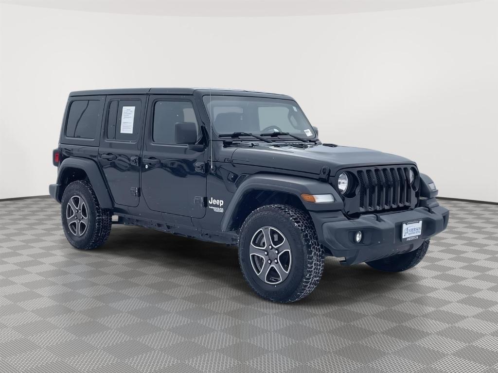 used 2018 Jeep Wrangler Unlimited car, priced at $19,000