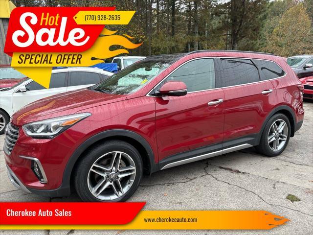 used 2017 Hyundai Santa Fe car, priced at $13,995