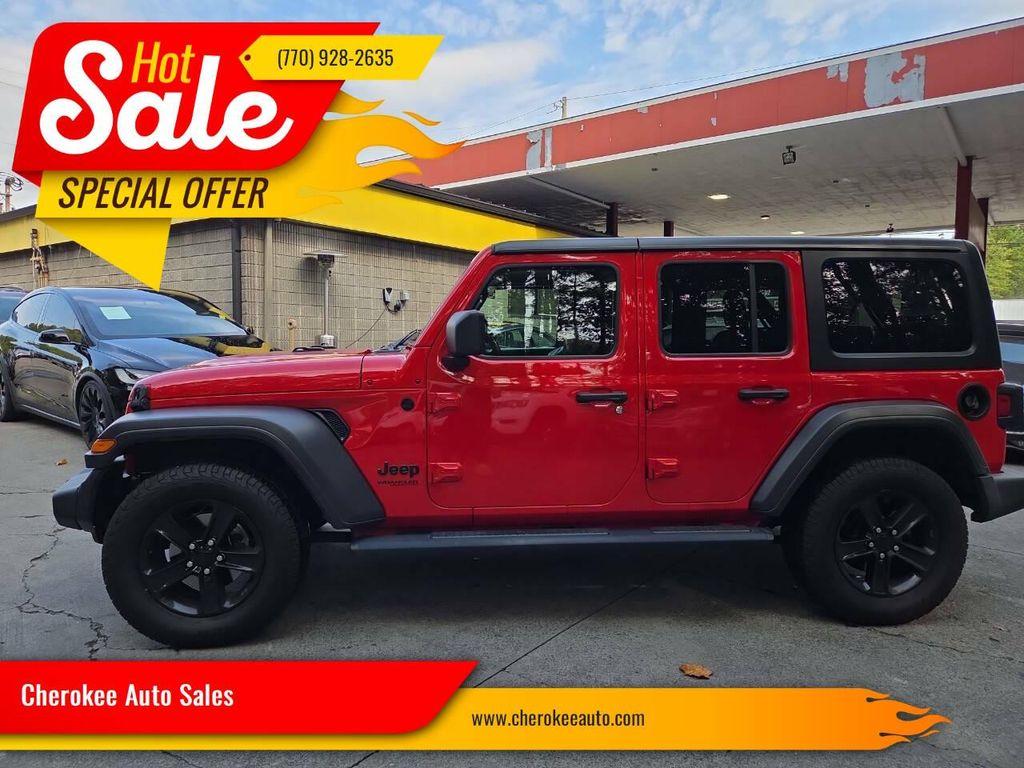 used 2021 Jeep Wrangler Unlimited car, priced at $23,995