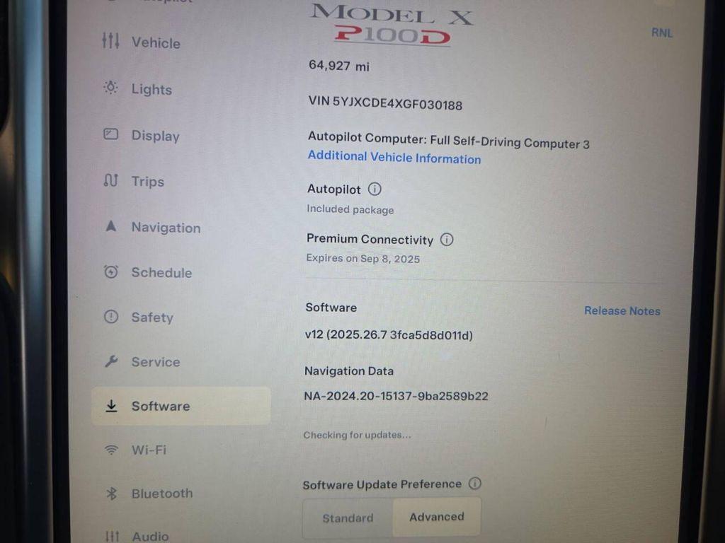 used 2016 Tesla Model X car, priced at $26,995