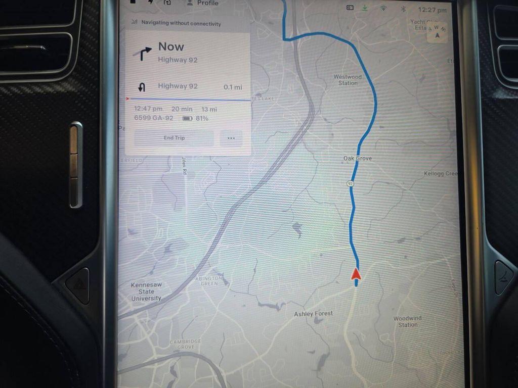 used 2016 Tesla Model X car, priced at $26,995