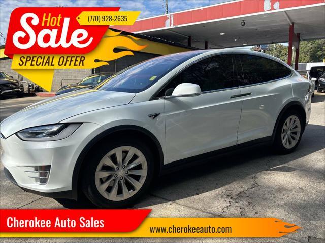 used 2018 Tesla Model X car, priced at $32,995