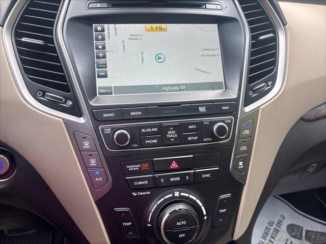 used 2017 Hyundai Santa Fe car, priced at $10,995