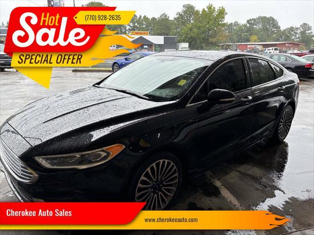 used 2018 Ford Fusion car, priced at $8,995