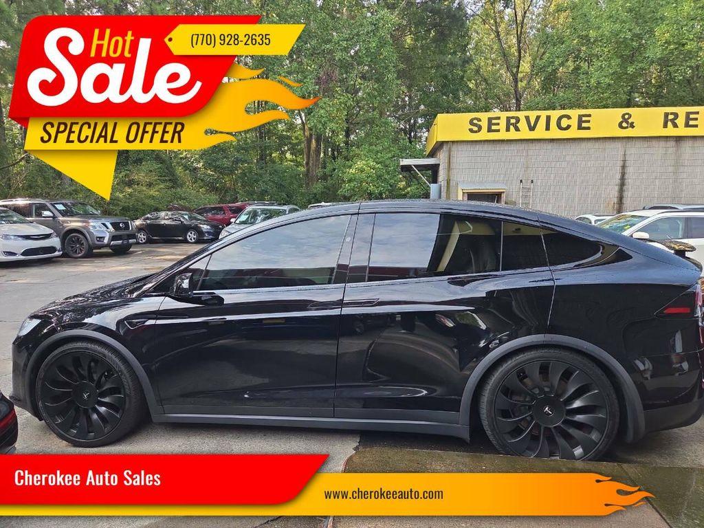 used 2022 Tesla Model X car, priced at $44,995