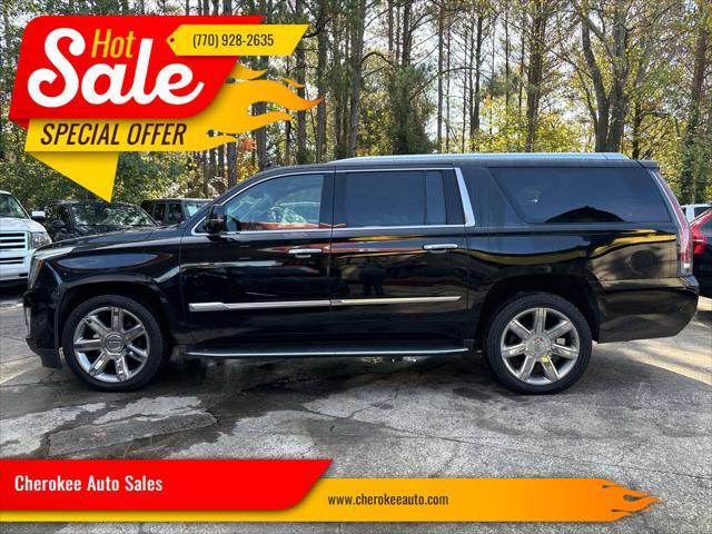 used 2018 Cadillac Escalade ESV car, priced at $21,995