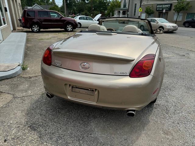 used 2003 Lexus SC 430 car, priced at $10,500