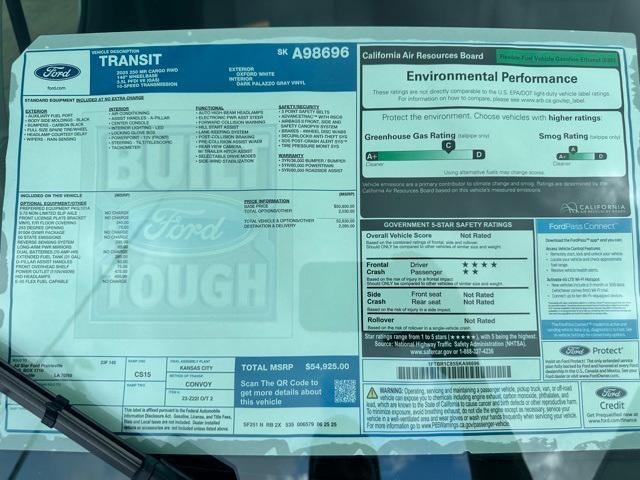 new 2025 Ford Transit-250 car, priced at $50,795