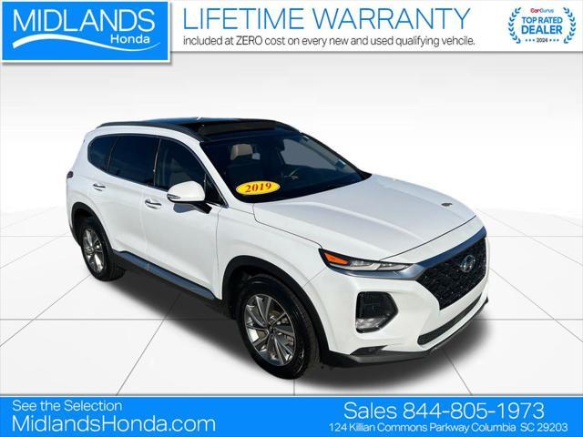 used 2019 Hyundai Santa Fe car, priced at $18,863