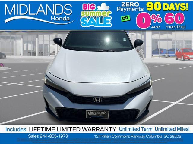 new 2025 Honda Civic car, priced at $27,859