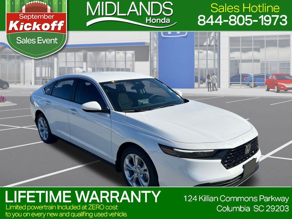 new 2025 Honda Accord car, priced at $28,804