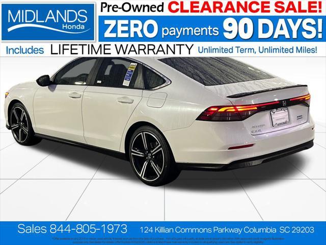 used 2025 Honda Accord Hybrid car, priced at $33,418