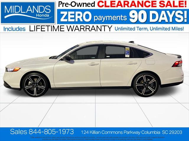 used 2025 Honda Accord Hybrid car, priced at $33,418