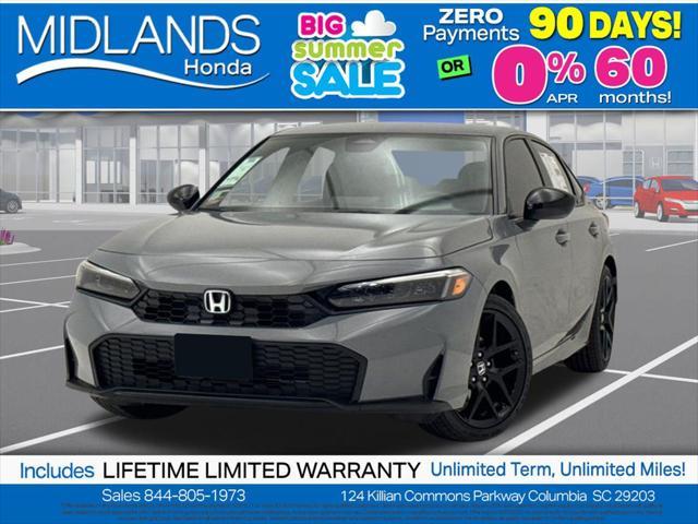 new 2025 Honda Civic car, priced at $26,716