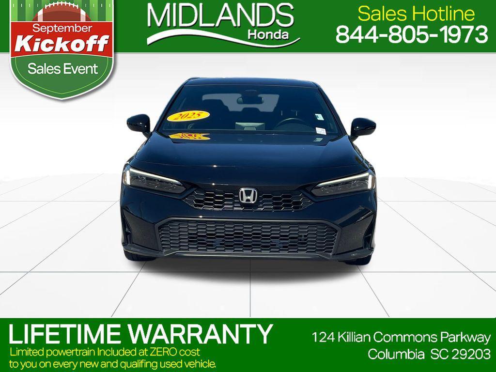 used 2025 Honda Civic car, priced at $23,353