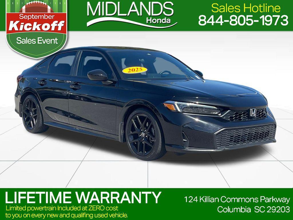 used 2025 Honda Civic car, priced at $23,353