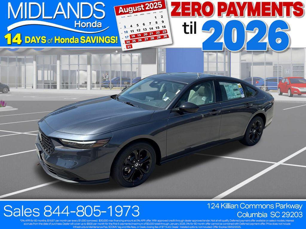 new 2025 Honda Accord car, priced at $30,390