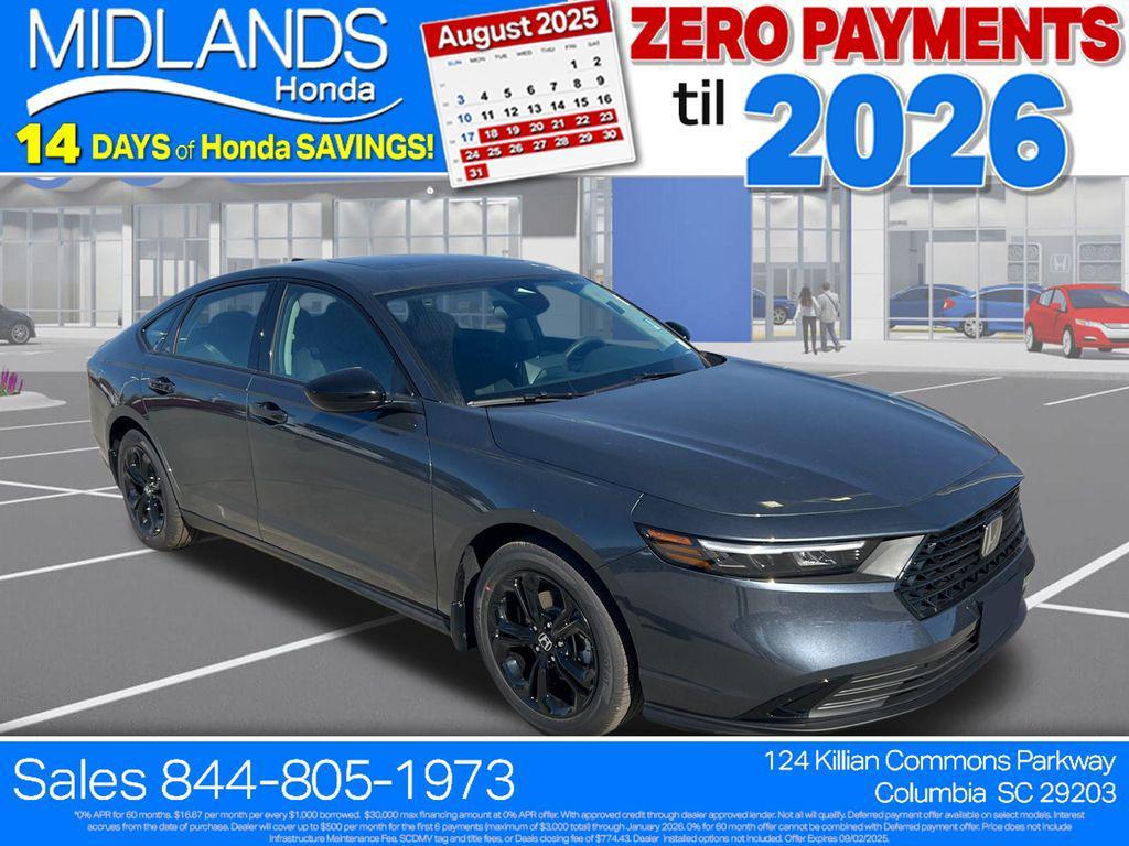 new 2025 Honda Accord car, priced at $30,390