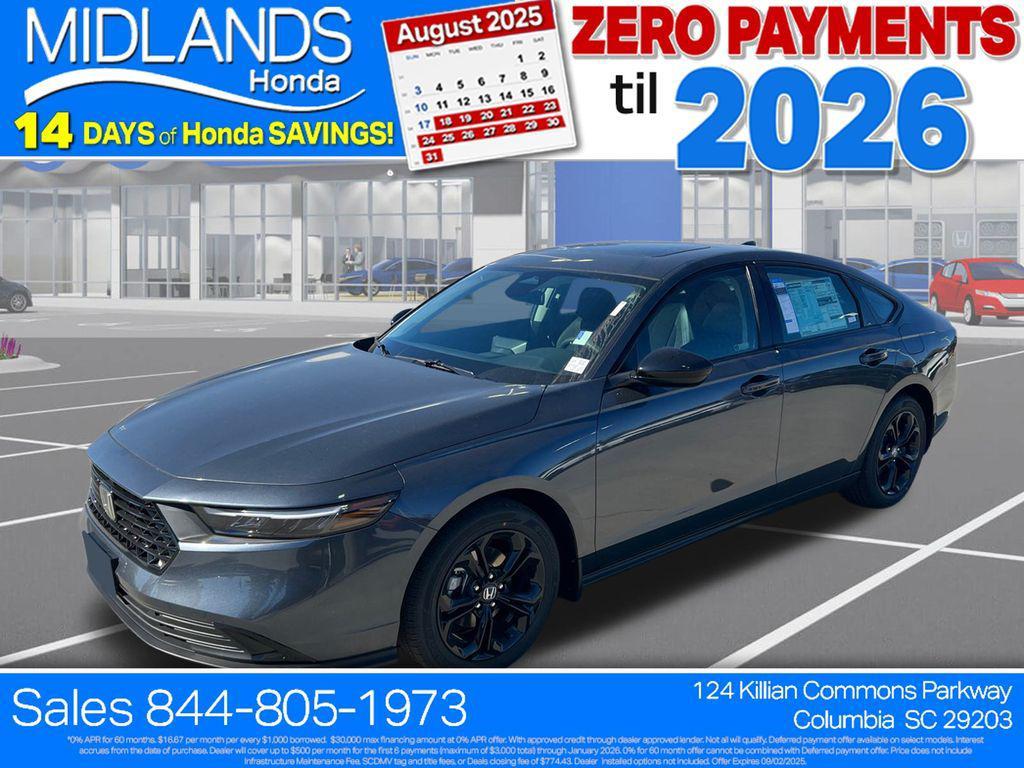 new 2025 Honda Accord car, priced at $30,390