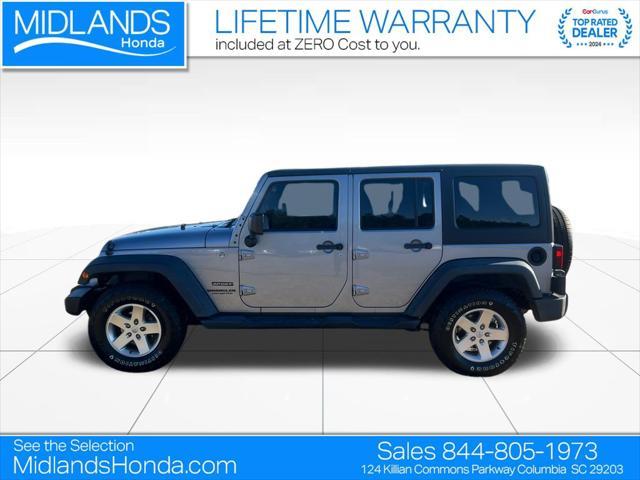 used 2014 Jeep Wrangler Unlimited car, priced at $14,972