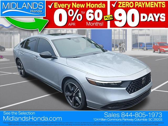 new 2025 Honda Accord Hybrid car, priced at $33,399