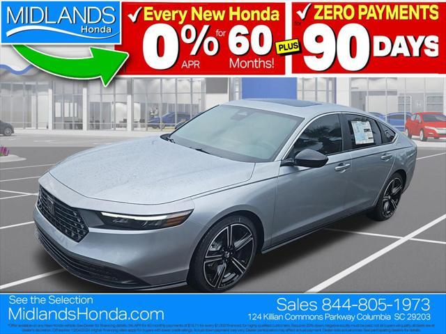 new 2025 Honda Accord Hybrid car, priced at $33,399