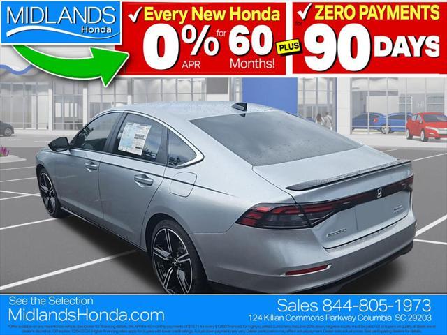 new 2025 Honda Accord Hybrid car, priced at $33,399