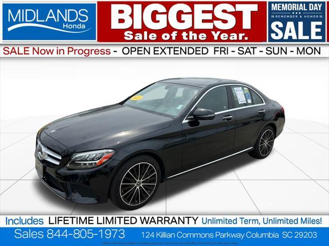 used 2021 Mercedes-Benz C-Class car, priced at $26,891