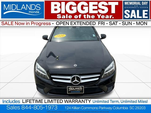 used 2021 Mercedes-Benz C-Class car, priced at $26,891