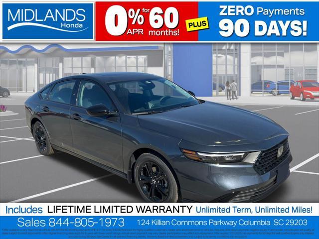 new 2025 Honda Accord car, priced at $30,390