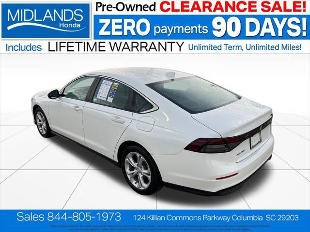 used 2024 Honda Accord car, priced at $25,157