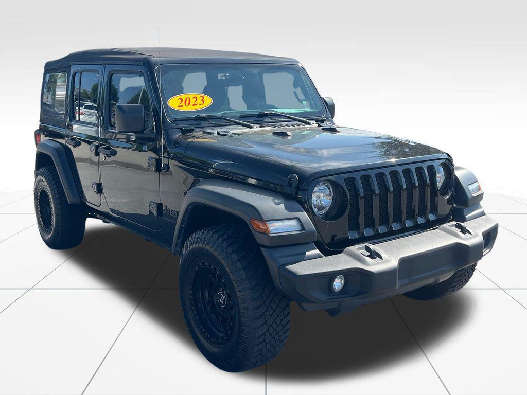 used 2023 Jeep Wrangler car, priced at $29,733