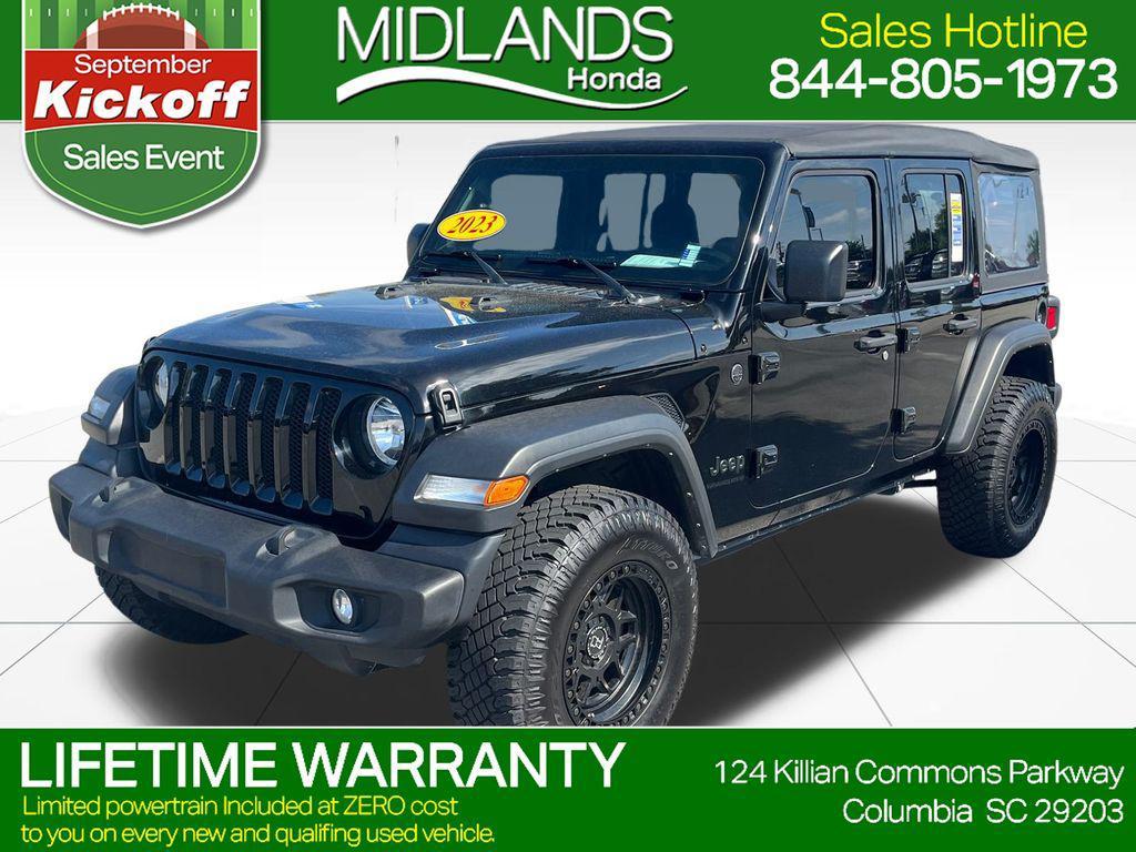 used 2023 Jeep Wrangler car, priced at $29,959