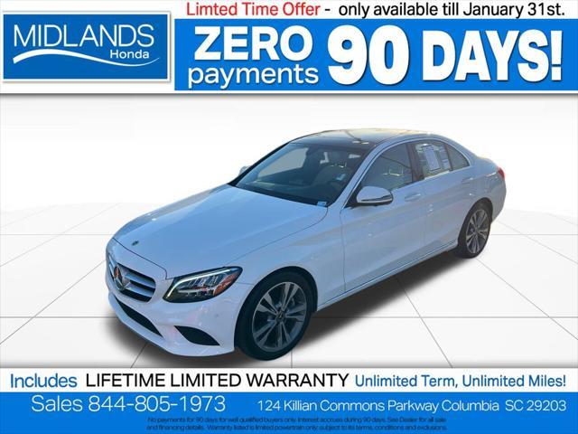 used 2020 Mercedes-Benz C-Class car, priced at $23,997