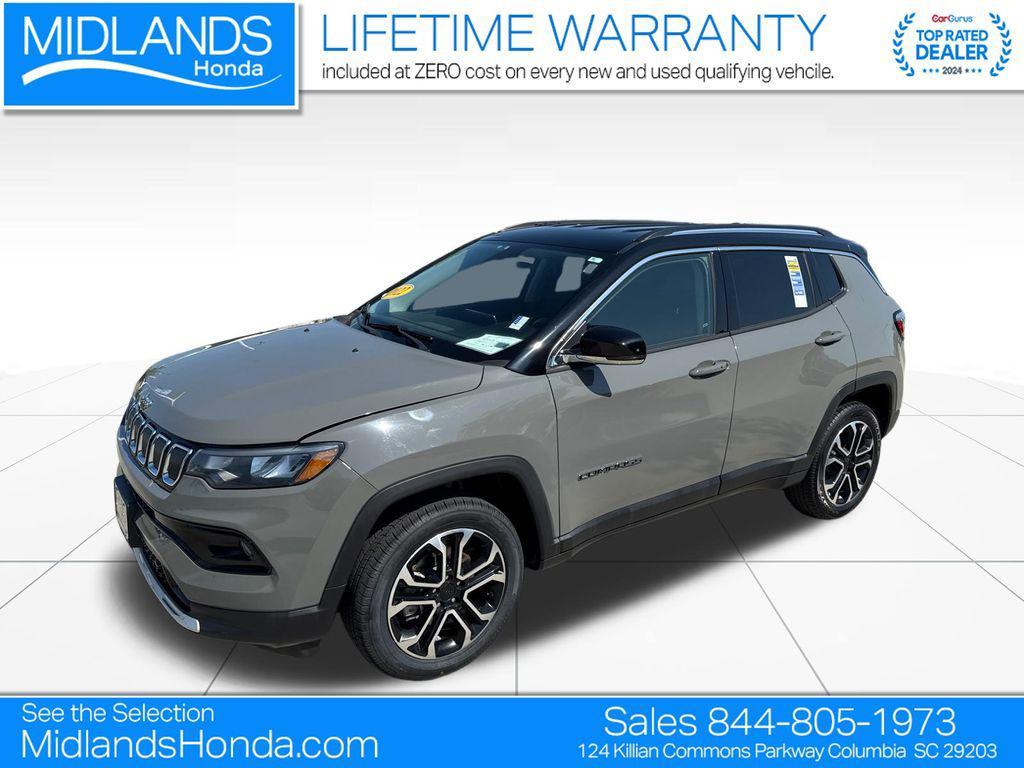 used 2022 Jeep Compass car, priced at $21,981