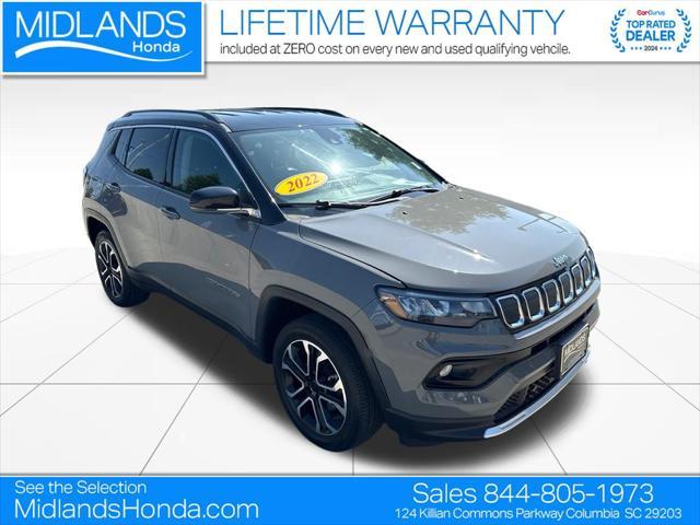 used 2022 Jeep Compass car, priced at $22,276