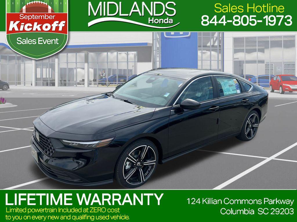 new 2025 Honda Accord Hybrid car, priced at $33,339