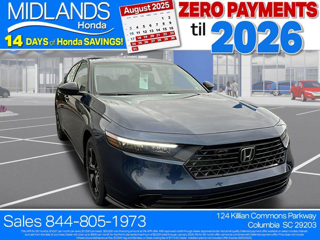 new 2025 Honda Accord car, priced at $30,390