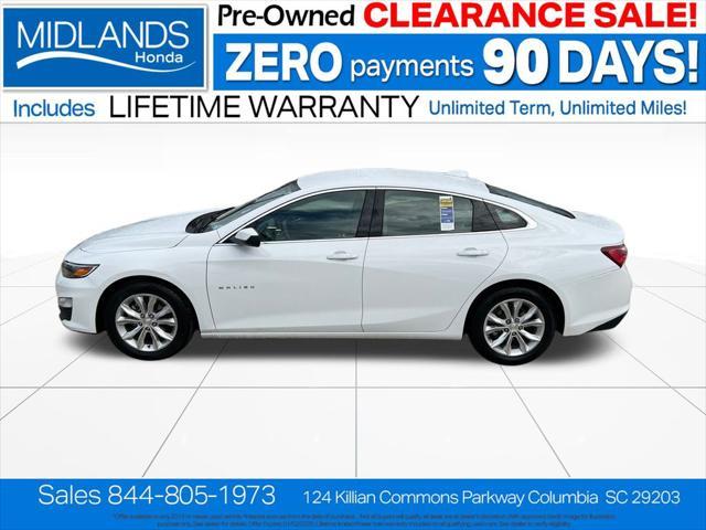 used 2022 Chevrolet Malibu car, priced at $16,611