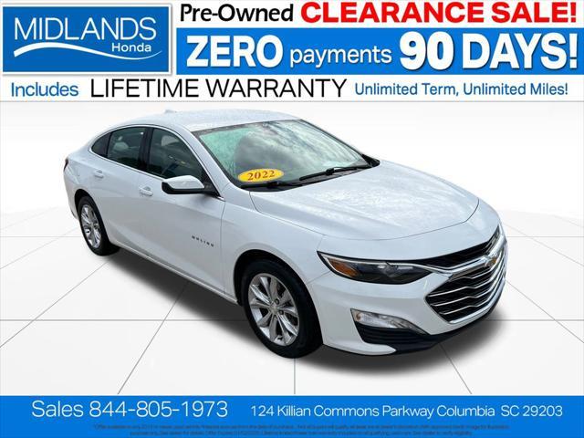 used 2022 Chevrolet Malibu car, priced at $16,611