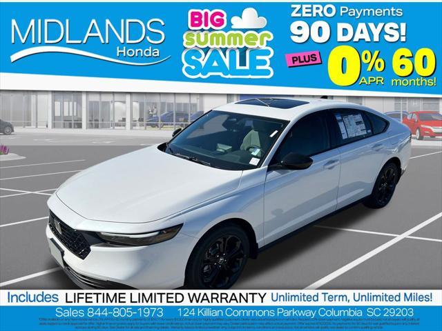 new 2025 Honda Accord car, priced at $30,821