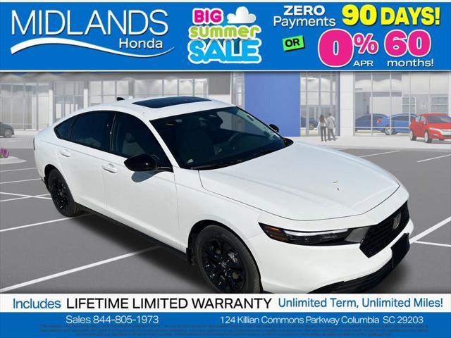 new 2025 Honda Accord car, priced at $30,821