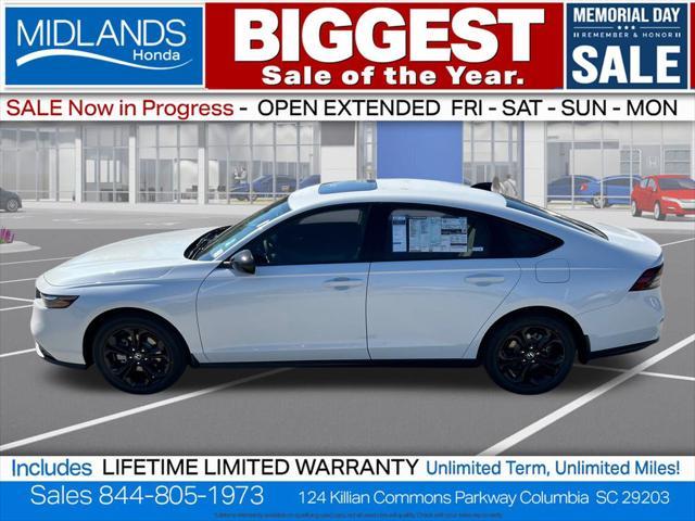 new 2025 Honda Accord car, priced at $30,821